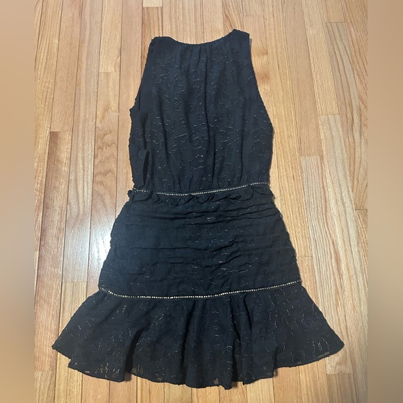 Ramy Brook Elegant Black and Gold Sleeveless Dress Size 0 - Picture 7 of 10
